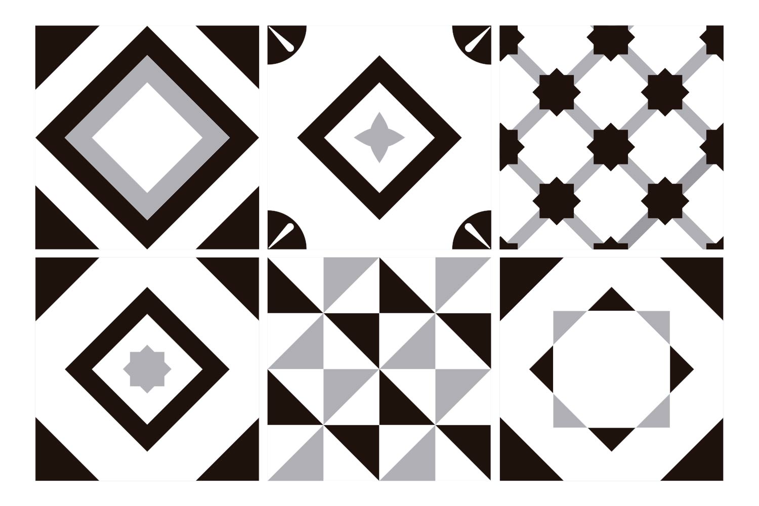 Azulejos Kit Blanco & Negro - Imagen 2
