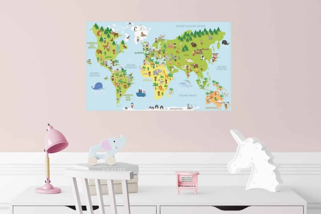 Mapamundi infantil