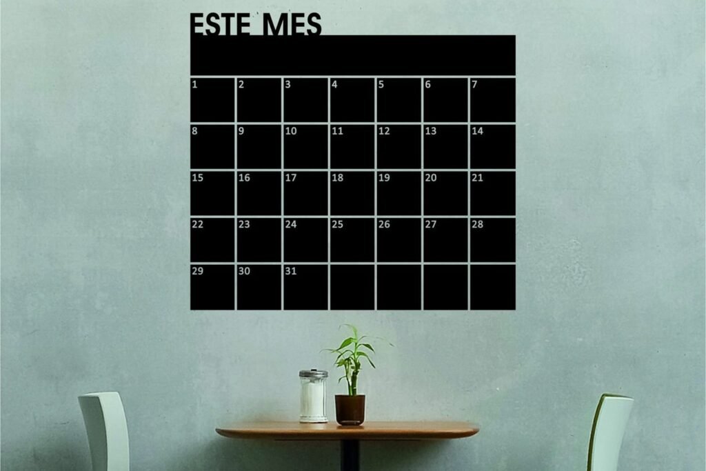 Pizarra Este mes