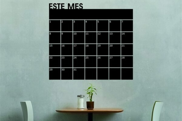 Pizarra Este mes