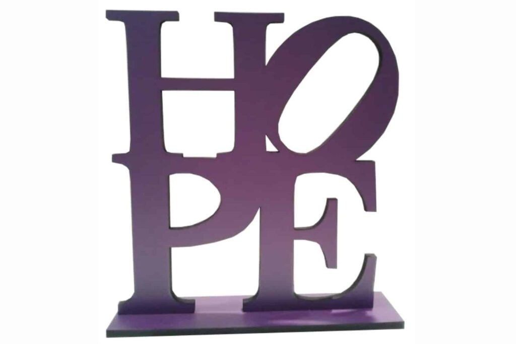 Letras Corpóreas Decorativas Hope