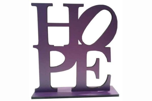 Letras Corpóreas Decorativas Hope