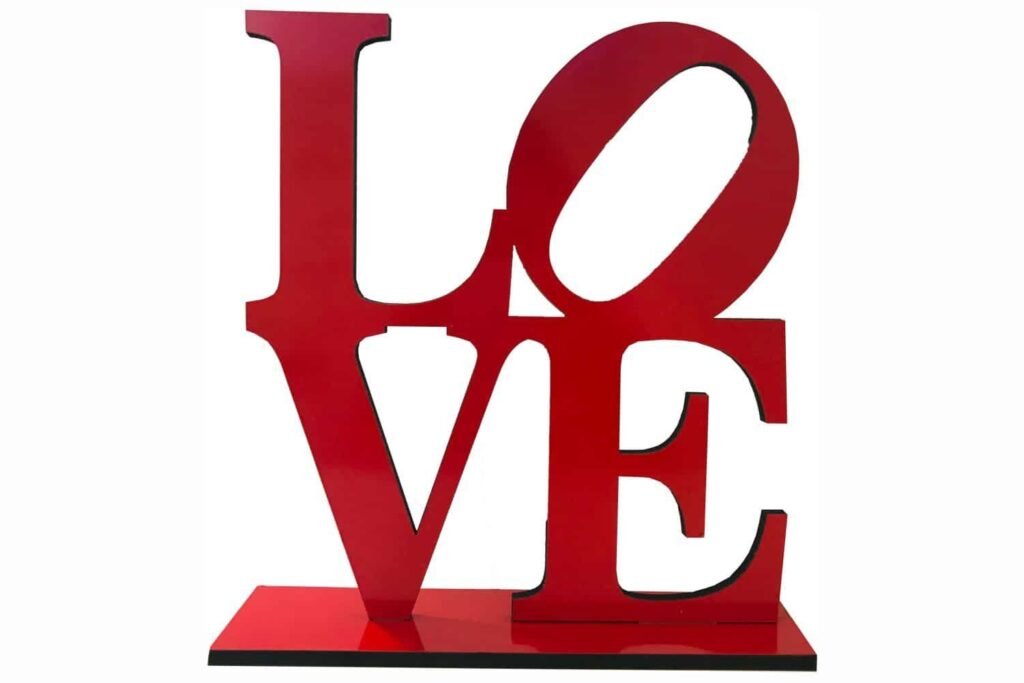 Letras Corpóreas Decorativas Love