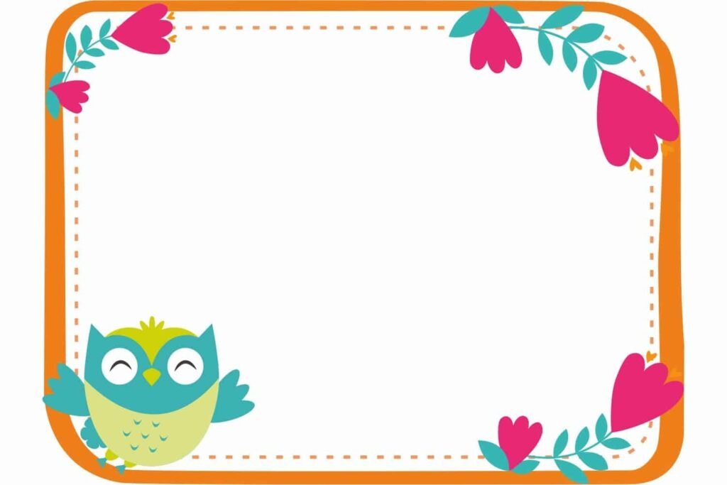 Pizarra imantada infantil Búhos