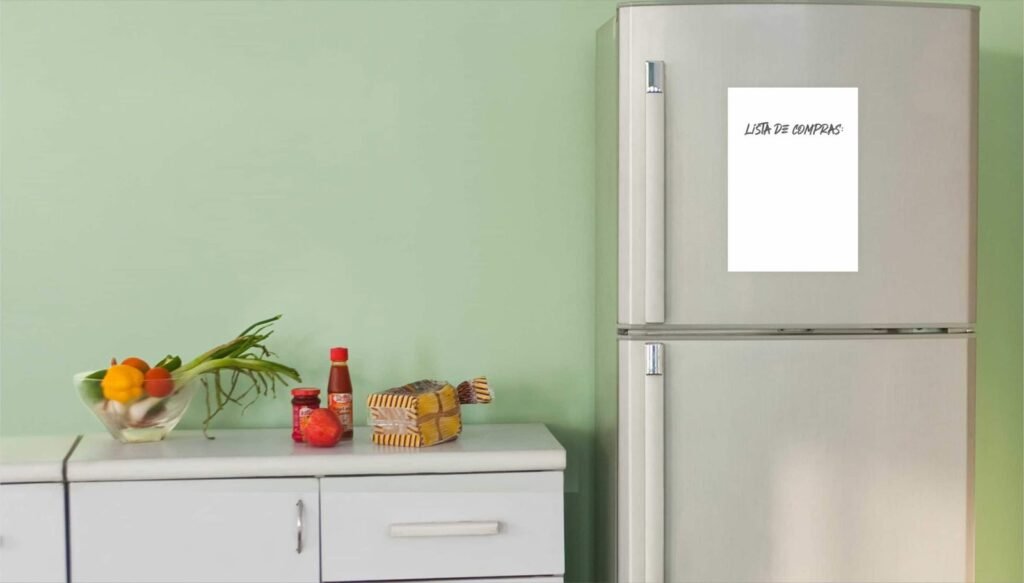 Pizarra imantada blanca lisa