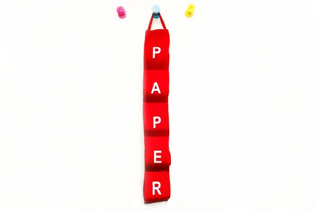 Porta rollo en tela grande